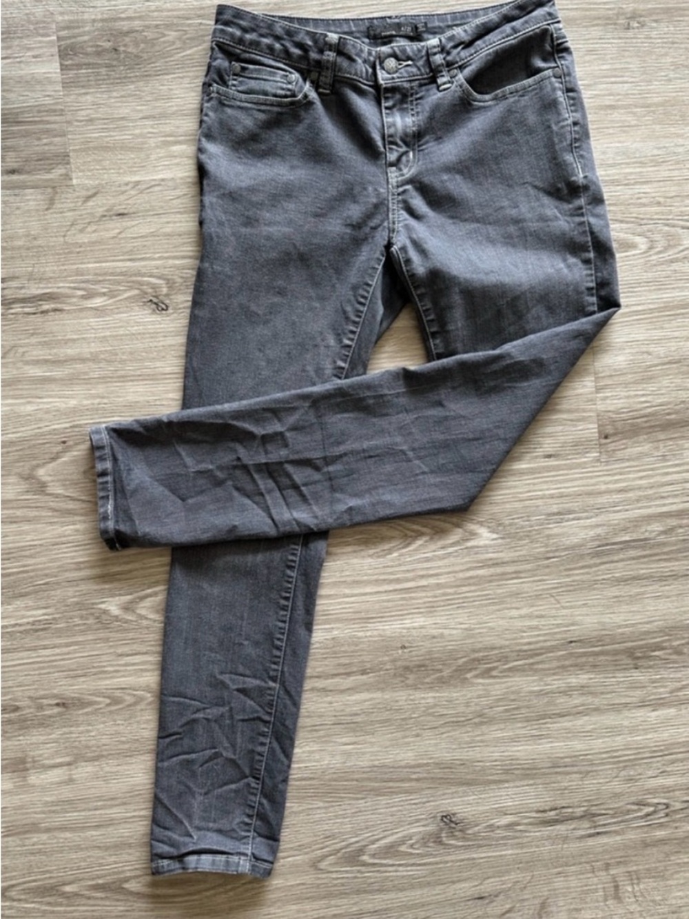 Prana Dark Gray Skinny Jeans Mid Rise Size 4/27